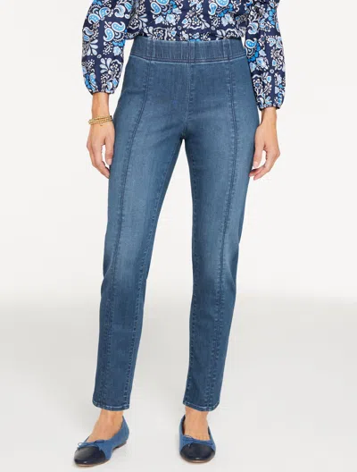 Talbots Plus Size - Slim Ankle Pull-on Travel Jeans - Noho Wash - 3x  In Multi