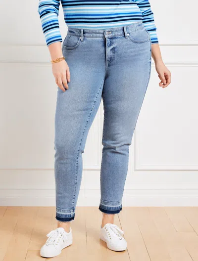 Talbots Plus Size - Slim Ankle Released Hem Jeans - Pelham Wash - Curvy Fit - 24