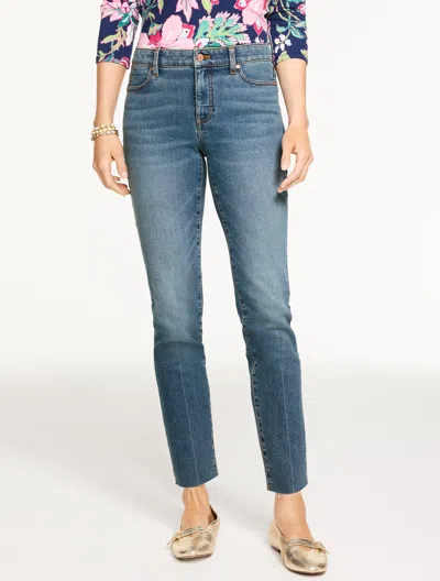 Talbots Plus Size - Slim Ankle Released Hem Jeans - Roslyn Wash - 24
