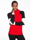 Talbots Plus Size - Soft Cable Turtleneck Sweater - Red - 3x  In Red
