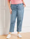 Talbots Plus Size - Straight Ankle Jeans - Blaire Wash - 24  In Blaire Wash