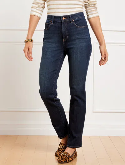 Talbots Plus Size - Straight Leg Jeans - Melrose Wash - Curvy Fit - 24