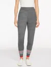 Talbots Plus Size - Sweater Jogger Pants - Nordic Fair Isle - Shadow Heather - X  In Gray