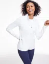 Talbots Plus Size - Performance Interlock Full-zip Jacket - White - 3x