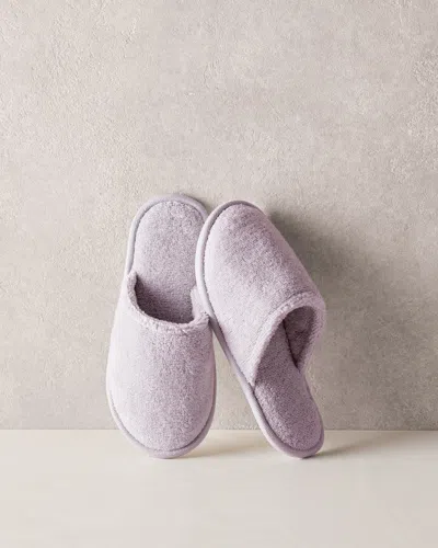 Talbots Plush Slippers - Lavender - Small
