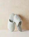 Talbots Plush Slippers - Seafoam - Small