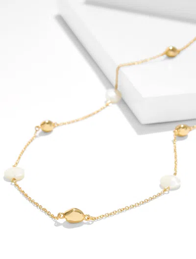 Talbots Polished Convertible Necklace - Gold - 001