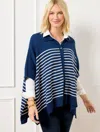 Talbots Polo Poncho - Ink - Large  In Ink