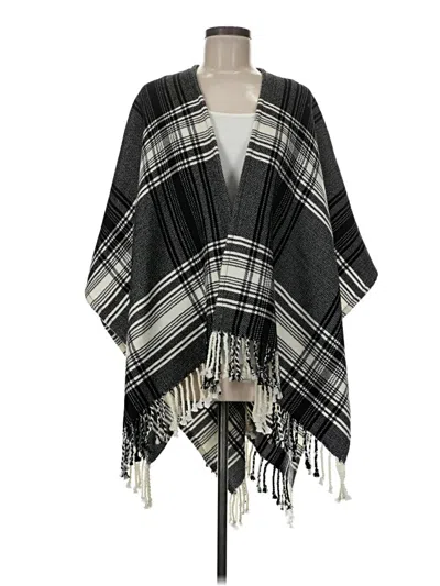 Pre-owned Talbots Poncho In Black
