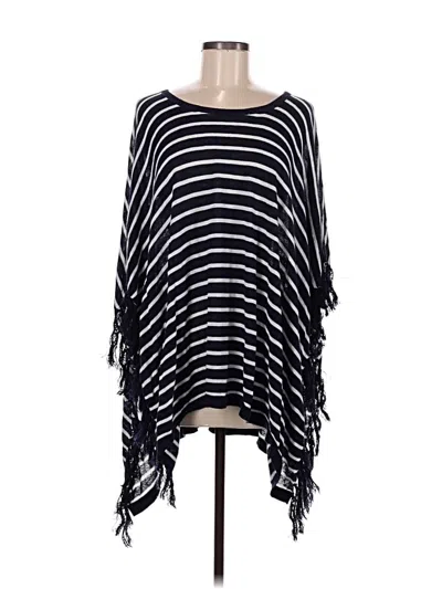 Pre-owned Talbots Poncho In Black