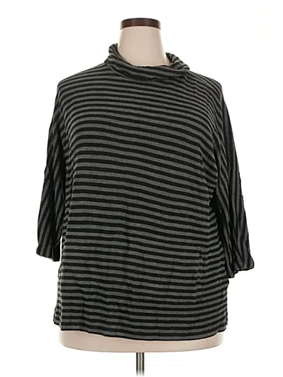 Pre-owned Talbots Poncho In Black