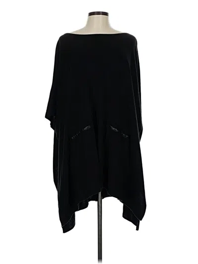 Pre-owned Talbots Poncho In Black