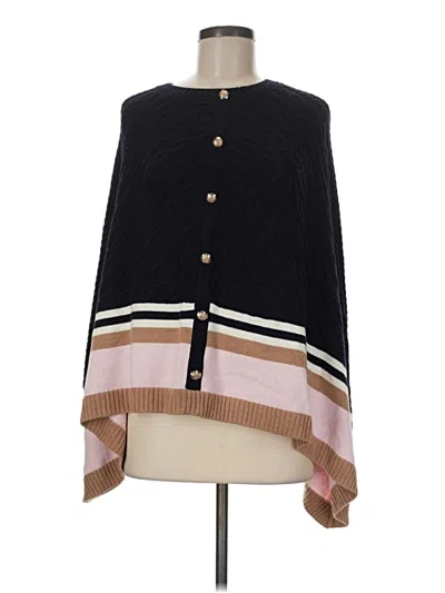 Pre-owned Talbots Poncho In Black