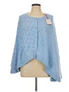 Talbots Poncho In Blue