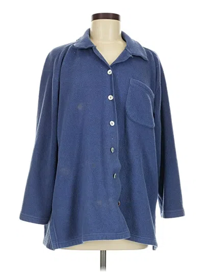 Pre-owned Talbots Poncho In Blue