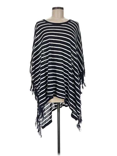 Pre-owned Talbots Poncho In Blue