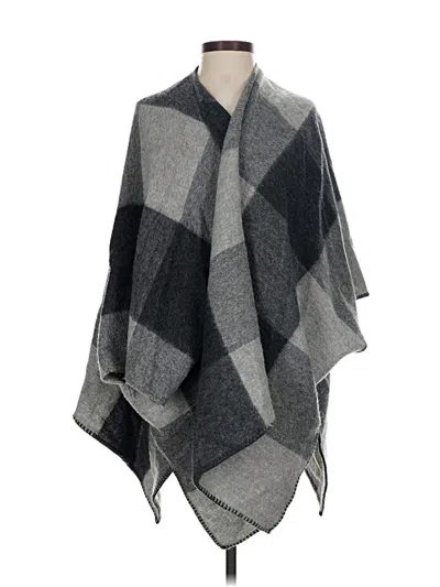 Pre-owned Talbots Poncho In Gray