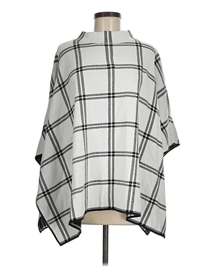 Pre-owned Talbots Poncho In Gray