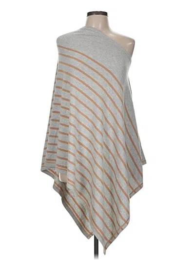 Pre-owned Talbots Poncho In Gray