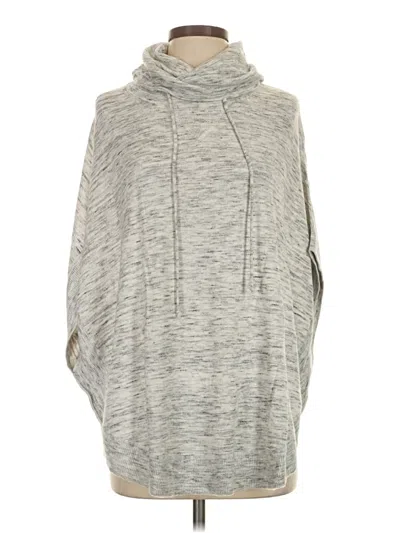 Pre-owned Talbots Poncho In Gray