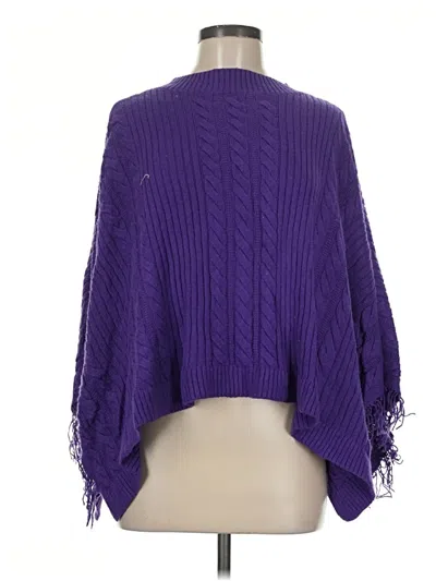 Pre-owned Talbots Poncho In Purple