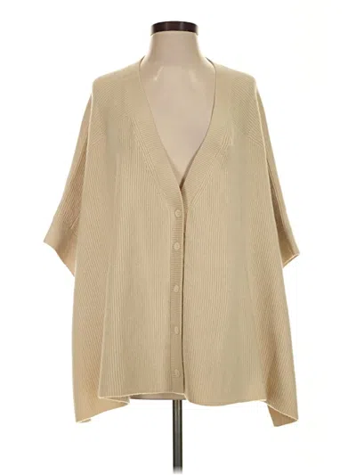 Pre-owned Talbots Poncho In Tan