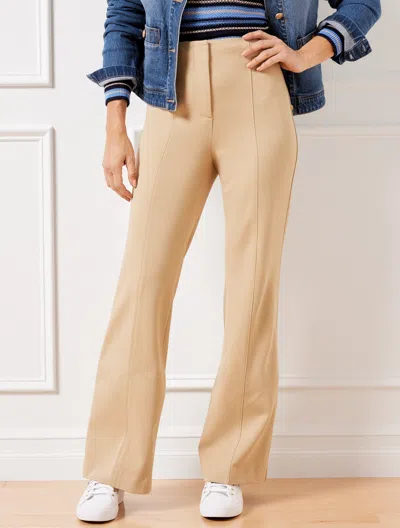 Talbots Providence Flare Leg Pants - Ponte - Seasame - 18 In Seasame