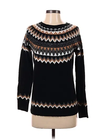 Pre-owned Talbots Pullover Sweater In Black