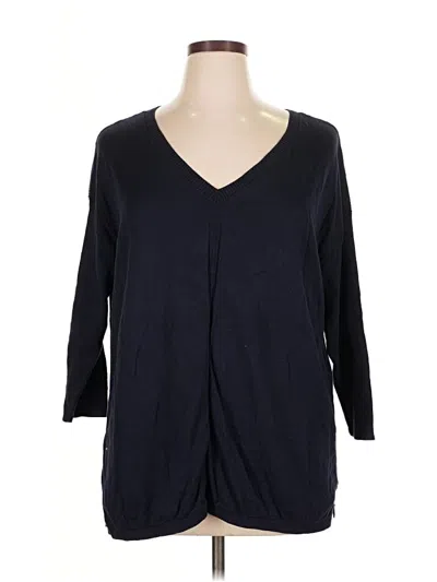 Pre-owned Talbots Pullover Sweater In Black