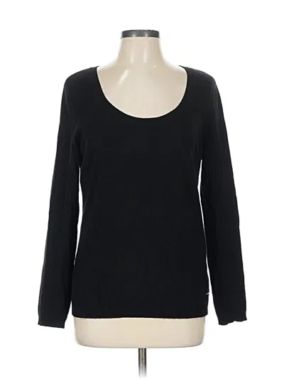 Pre-owned Talbots Pullover Sweater In Black