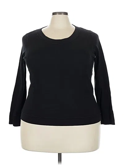 Pre-owned Talbots Pullover Sweater In Black