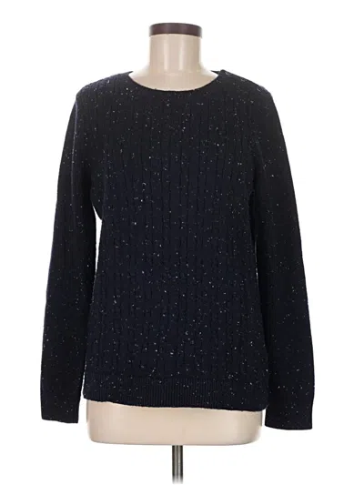 Pre-owned Talbots Pullover Sweater In Black