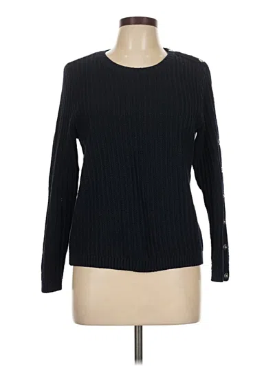 Pre-owned Talbots Pullover Sweater In Black