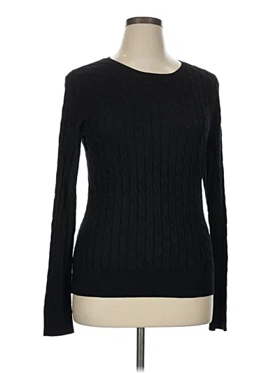 Pre-owned Talbots Pullover Sweater In Black