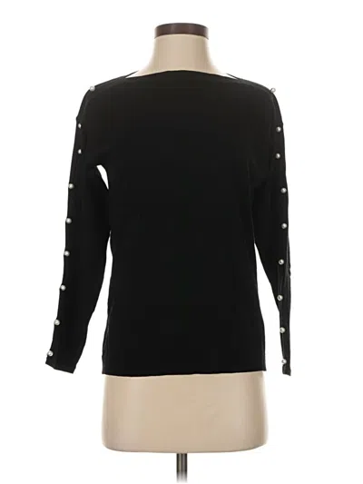 Pre-owned Talbots Pullover Sweater In Black