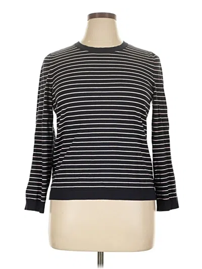 Pre-owned Talbots Pullover Sweater In Black