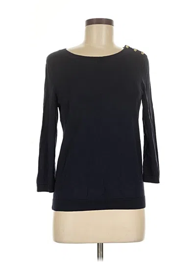 Pre-owned Talbots Pullover Sweater In Black