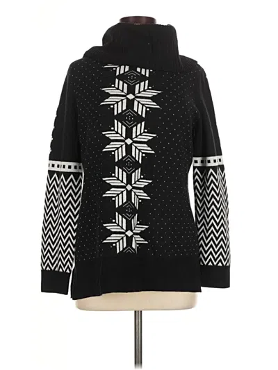 Pre-owned Talbots Pullover Sweater In Black