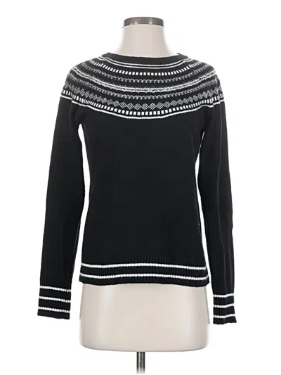 Pre-owned Talbots Pullover Sweater In Black