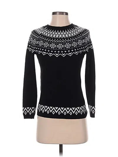 Pre-owned Talbots Pullover Sweater In Black