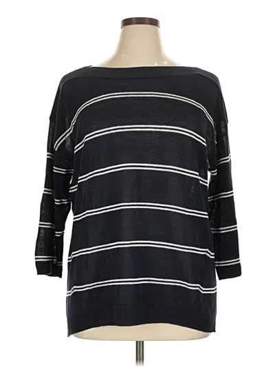 Pre-owned Talbots Pullover Sweater In Black