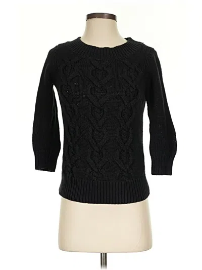 Pre-owned Talbots Pullover Sweater In Black