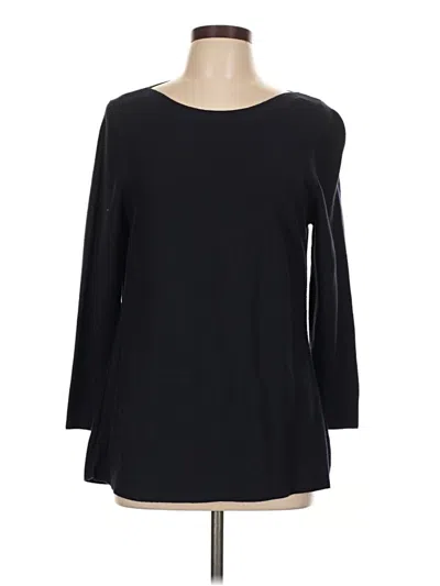 Pre-owned Talbots Pullover Sweater In Black
