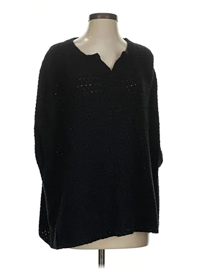 Pre-owned Talbots Pullover Sweater In Black
