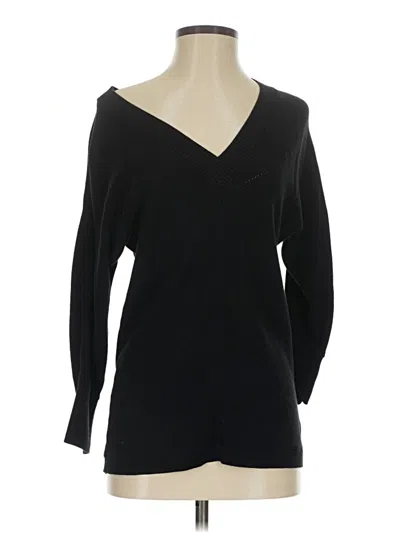 Pre-owned Talbots Pullover Sweater In Black