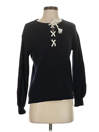 Pre-owned Talbots Pullover Sweater In Black