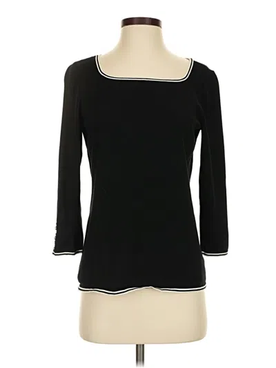 Pre-owned Talbots Pullover Sweater In Black