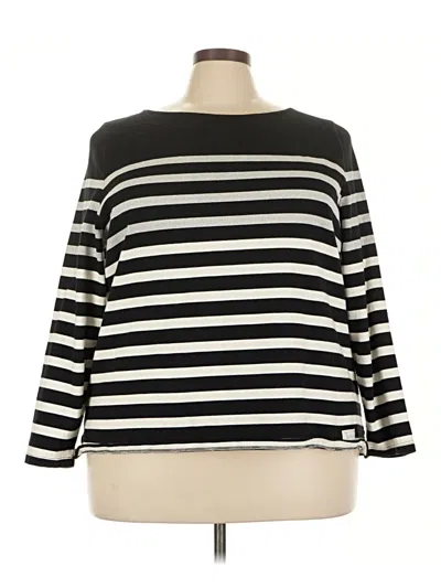 Pre-owned Talbots Pullover Sweater In Black