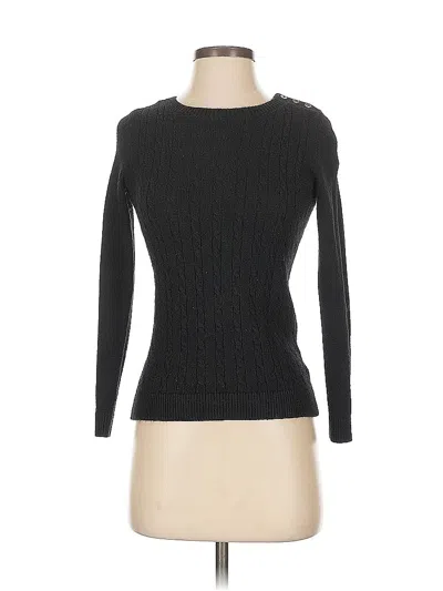 Pre-owned Talbots Pullover Sweater In Black