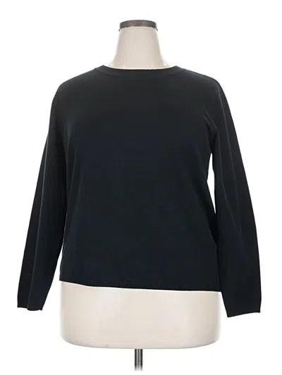 Pre-owned Talbots Pullover Sweater In Black